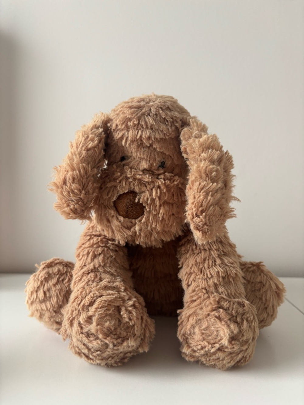 Jellycat Brown Tan Plush Fuddlewuddle Puppy Dog
